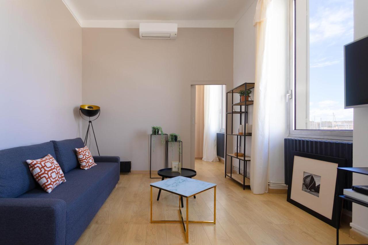 Le Rive Neuve Standing Vieux-Port - Appartement 1 Chambre 4 Pers Vue Mer Clim Marsiglia Esterno foto