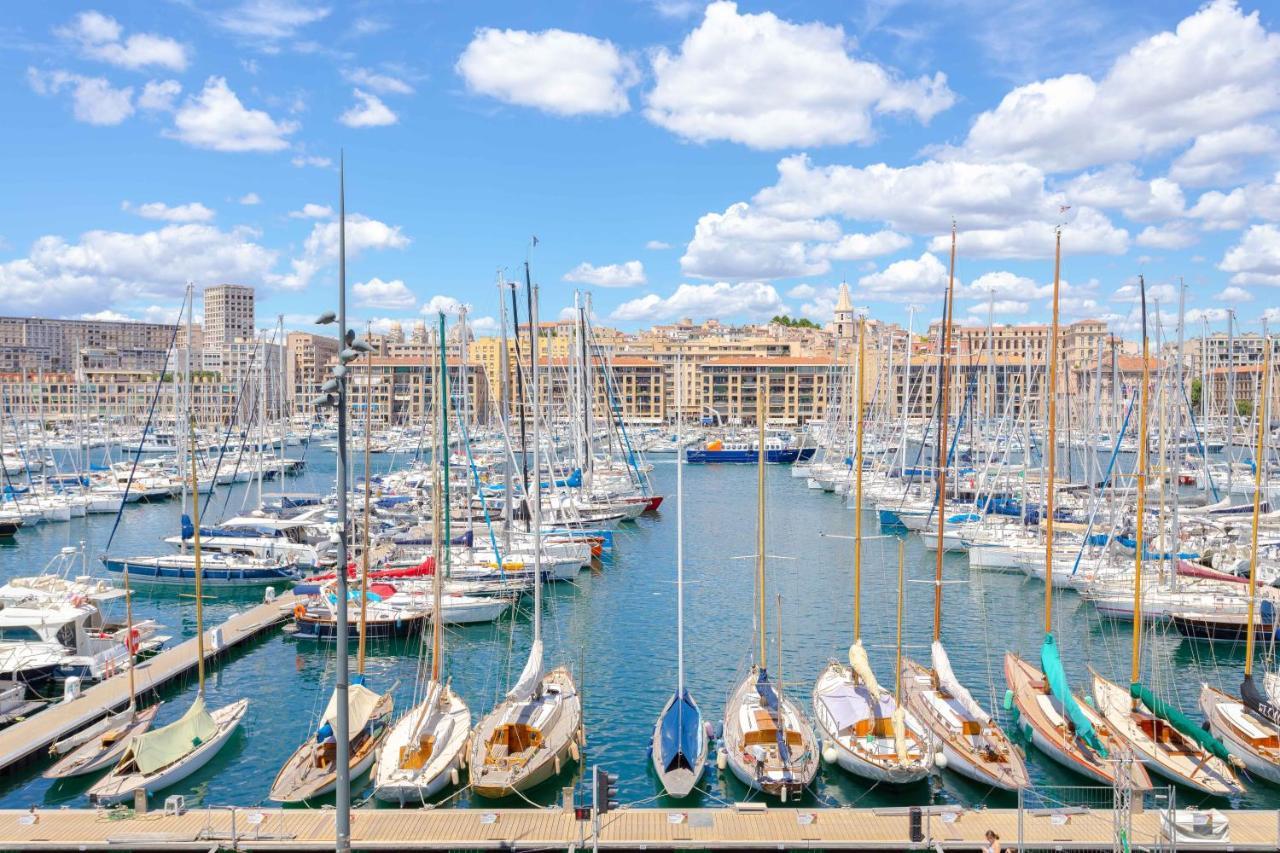 Le Rive Neuve Standing Vieux-Port - Appartement 1 Chambre 4 Pers Vue Mer Clim Marsiglia Esterno foto